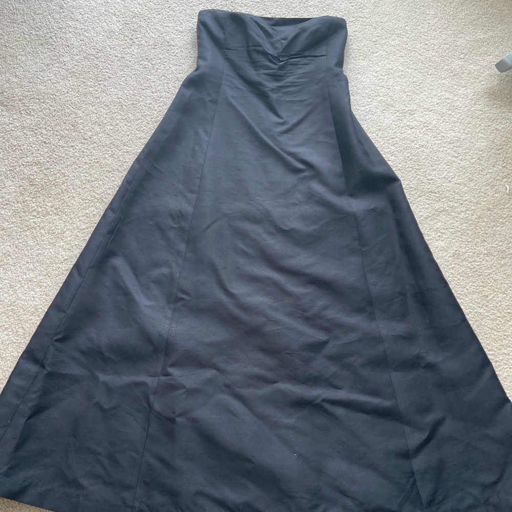 Lauren by Ralph Lauren Black Silk Gown
